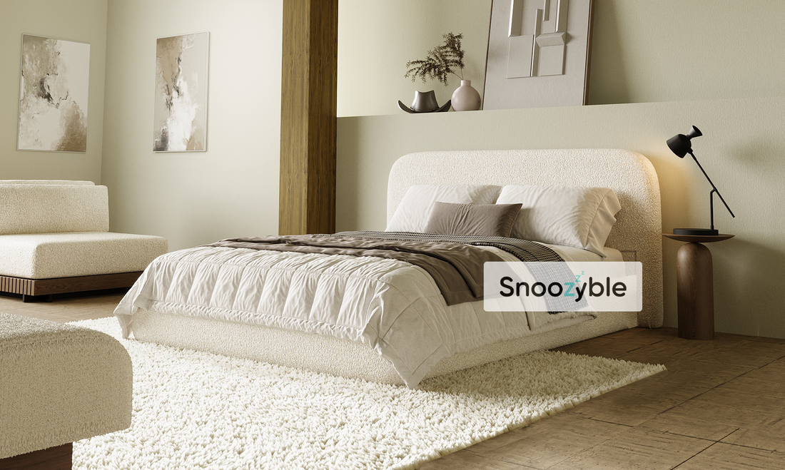 Kingston Cream Teddy Boucle Bed