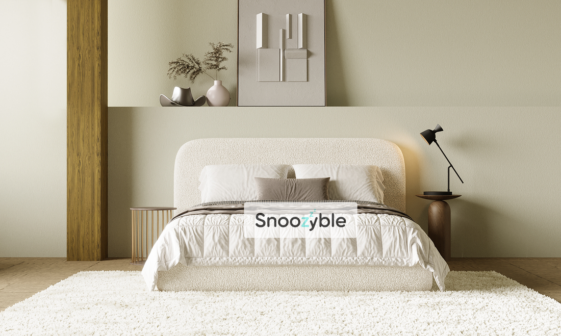 Kingston Cream Teddy Boucle Bed